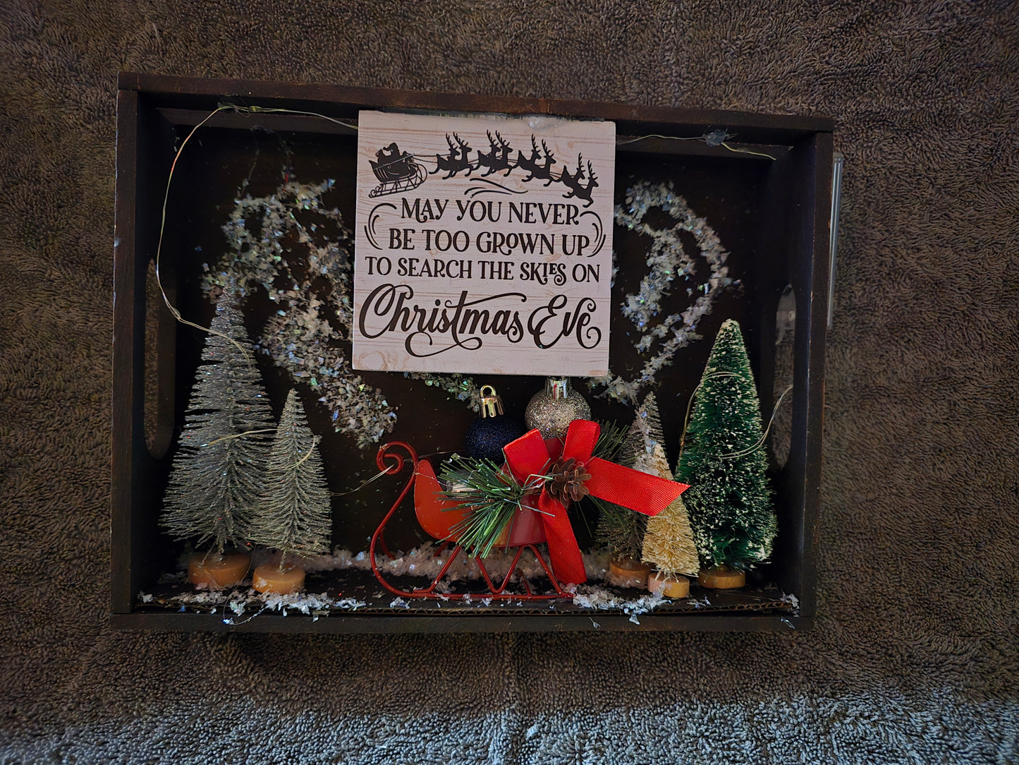 Christmas Eve shadow box