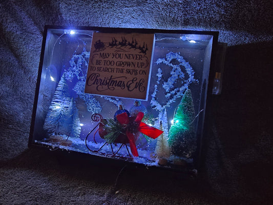 May you never be too grown up to search the skies on Christmas Eve