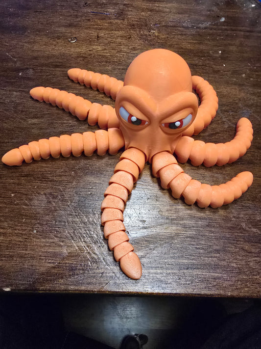 Flexi angry Octopus 3d print