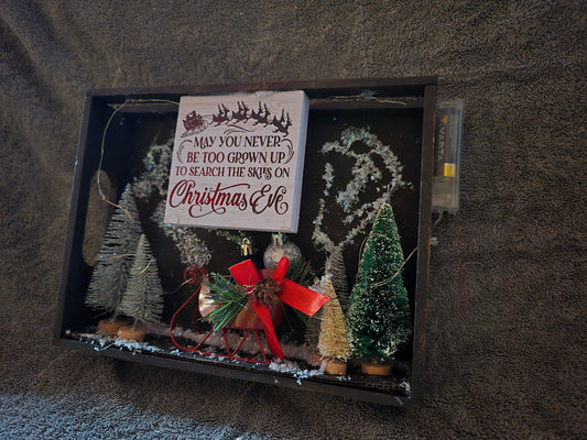Christmas Eve shadow box
