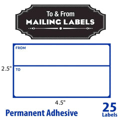 Mailing Label (25/Pack)